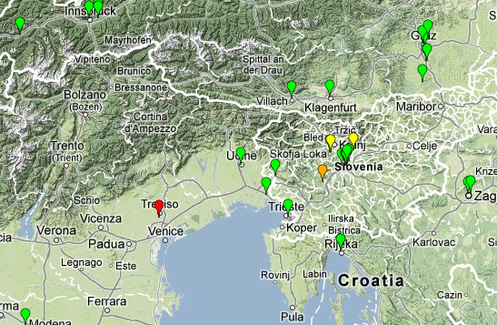 RIPE Atlas DENIC Measurements - Zoomed