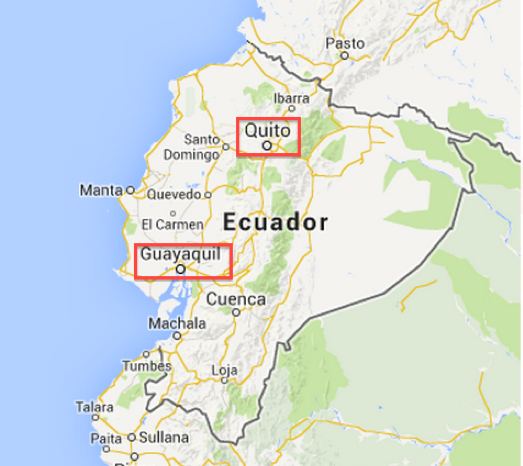 Ecuador Map