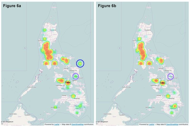 Philippines heat map