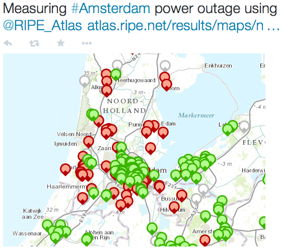 Poweer Outage Tweet